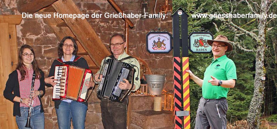 Zur neuen Homepage der Grießhaber-Family